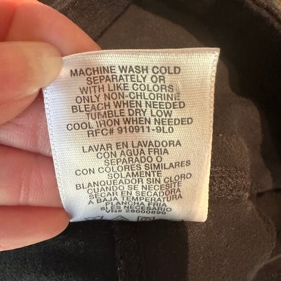 Danskin Now Size Small Black Capri Yoga Pants Ruched Waist Soft Comfy Lounge Gym - Picture 3 of 7